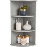 Vonhaus Kotna polica Shrewsbury, 3 delna, siva | Shoptok.si