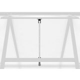  Staklenik s okvirom srebrni 169 x 169 x 202 cm aluminijski | shoptok.hr
