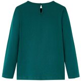  Dječja majica dugih rukava tamnozelena 140 | shoptok.hr