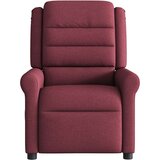 vidaXL Masažni naslonjač od tkanine crvena boja vina | shoptok.hr