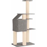  Mačje drvo s sisalnim postoljima za grebanje Svjetlosiva 183 cm | Eponuda.ba