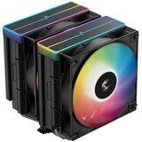 DeepCool hladilnik za procesor AG620 BK ARGB V2, 2x120 mm, ARGB, črna Cene