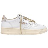 Autry Modne superge Medalist Low W - White/Gold Lurex Bela | Shoptok.si