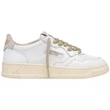 Modne superge Medalist Low W - White/Gold Lurex Bela