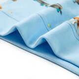  Dječja topla majica svjetloplava prošarana 128 | shoptok.hr