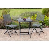 Gardenson Vrtni Stol Samos, Črna, Jeklo, Zložljiv | Shoptok.si