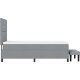  s opruga kutije Svijetlo siva 80 x 200 cm tkanina | shoptok.hr