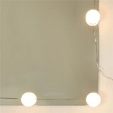  Set toaletnog stolića LED boja hrasta od konstruiranog drva | shoptok.hr