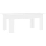  Stolić za kavu bijeli 100 x 60 x 42 cm od konstruiranog drva | shoptok.hr