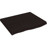  Kupaonska radna ploča tamnosiva 60x60x4 cm tretirano drvo | shoptok.hr