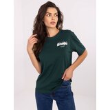 Sublevel T-shirt-D12022M02645R-dark green | shoptok.hr