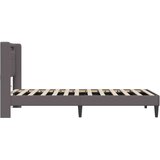  Krevetna konstrukcija Siva 100 x 200 cm Umjetna koža | shoptok.hr