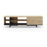 Marckeric TV omarica v hrastovem dekorju v naravni barvi 160x44 cm Cequoia – Cene
