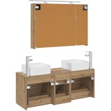  Set namještaja za kupaonicu 4 kom. Hrast artisan | shoptok.hr