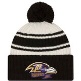 New Era Baltimore Ravens 2022 Official Sideline Sport Cuffed Pom zimska kapa Cijene