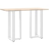  Noge za barski stol T-oblika 2 kom bijele 50x35x(90-91)cm čelik | shoptok.hr