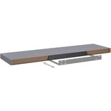 vidaXL plutajuća zidna polica siva 90 x 23,5 x 3,8 cm MDF Cijene