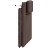  Jastuk za uzglavlje Viana smeđi 90 cm od umjetne kože | shoptok.hr