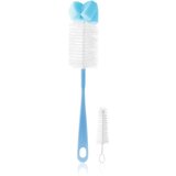 BabyOno Take Care Brush for Bottles and Teats with Mini Brush & Sponge Tip četka za čišćenje Blue 2 kom | shoptok.hr