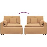  Modularni kauč s naslonom za ruke i jastucima bež boje 100 cm | shoptok.hr