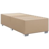  s oprugama i madrac cappuccino 80x200 cm od umjetne kože | shoptok.hr