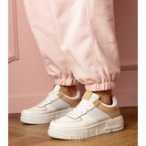 Gemre White-beige platform sports sneakers Fiones | shoptok.hr