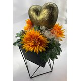 7 seas 365 ukrasna dekoracija Zlatno srce, 42 cm | shoptok.hr