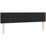  S oprugama i madracem crni 200x200 cm baršunasti | shoptok.hr
