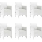  Vrtni set za objed 7 pcs Bijeli Polipropilen | Eponuda.com