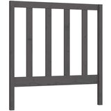  Uzglavlje za krevet sivo 96 x 4 x 100 cm od masivne borovine | shoptok.hr