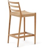 Kave Home Barski stol iz masivnega hrasta v naravni barvi (višina sedeža 70 cm) Analy – | Shoptok.si