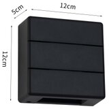  Brilagi - LED spoljašnja zidna svetiljka DOUBLERAY LINE LED/6W/230V crna IP54 | Eponuda.com