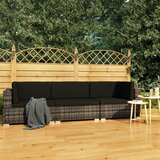Maison Chic Seti vrtnega pohištva - Vrtna garnitura - Vrtni pohištvo set z blazinami 3-delna poli ratan siva, (21797727) | Shoptok.si