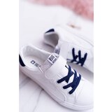 Kesi Children's Sneakers With Velcro Big Star DD374107 White-Navy | shoptok.hr