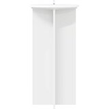  Stalak za biljke 2 pcs Bijela Ø40 x 80 cm Konstruirano drvo | Eponuda.com