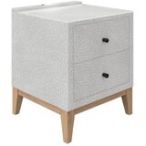 Premium Living Nočna Omarica Smile, Srebrna | Shoptok.si