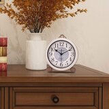 Venisymlis Kovinska Tiha Vintage Budilka, Velika Bela Bež Jutranja Budilka, Vintage Brez Kljukice, (22059949) | Shoptok.si