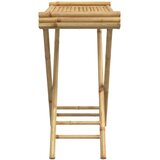  Sklopivi stol s pladnjem 70,5 x 42,5 x 80 cm od bambusa | shoptok.hr