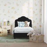  Posteljica za malčke z vzglavjem Črna 70 x 140 cm Žamet, (5000105339) | Shoptok.si