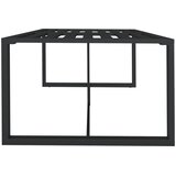 Vanjski blagovaonski stol antracit 120 x 60 x 66 cm aluminijski | shoptok.hr