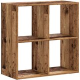 vidaXL Knjižna omara starinski les 68,5x32x68,5 cm inženirski les | Shoptok.si
