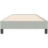 Box Spring krevet bez madracem svijetlo sivi 100x220 cm baršun | Eponuda.ba