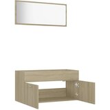  2-dijelni set kupaonskog namještaja boja hrasta sonome drveni | Eponuda.com