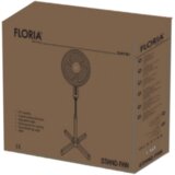 Floria Stoječi ventilator, premer 40 cm, 40 W, bel - ZLN1180 | Shoptok.si