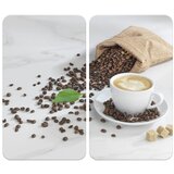 Maximex Zaščitne plošče za štedilnik iz kaljenega stekla 2 ks 52x30 cm Café Aromatica – | Shoptok.si