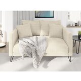 Ropez Krem sofa od šenila 140 cm Freya – | shoptok.hr