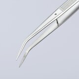 Knipex zakrivljena precizna špicasta pinceta 152mm - pod 25° (92 34 36)