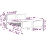  Okvir za krevet Svijetlo siva 135 x 190 cm tkanina | shoptok.hr