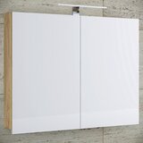 MID.YOU Omara Z Ogledalom Badinos, Hrast | Shoptok.si