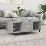 The Living Store Klubska mizica siva sonoma 102x50x40 cm inženirski les - Klubska Mizica, (21575243) | Shoptok.si